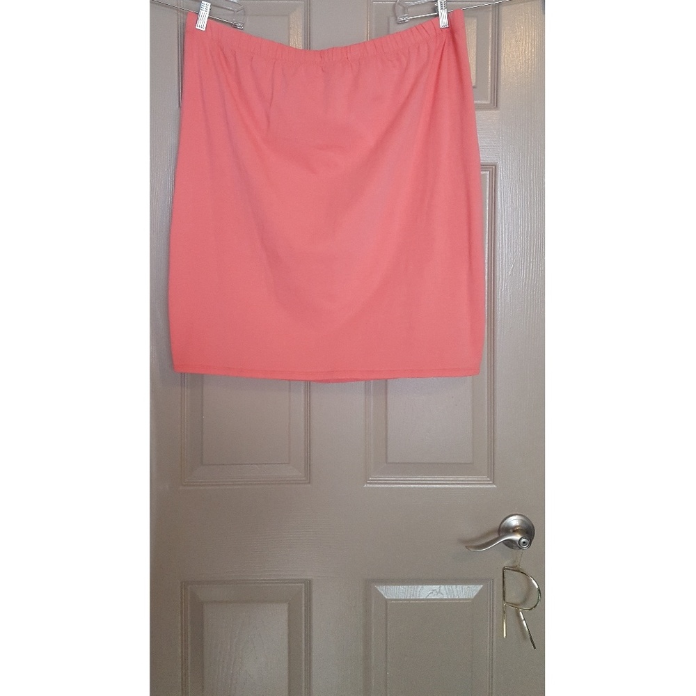PLUS SIZE 4x Rebdolls Coral Mini Skirt
